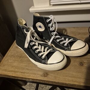 Converse Black and White High-Tops